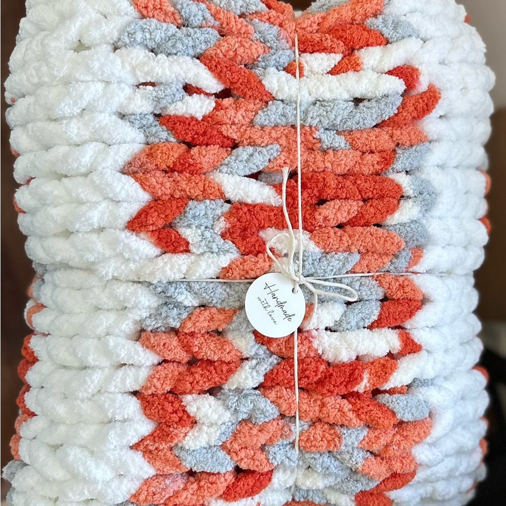 Chunky Coastal Blanket Throw